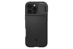 نمای پشت قاب گوشی اسپیگن مدل Optik Armor MagFit مناسب اپل iPhone 16 Pro Max