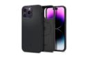 قاب گوشی اسپیگن Spigen Silicone Fit MagFit Apple iPhone 14 Pro Max رنگ مشکی روی گوشی