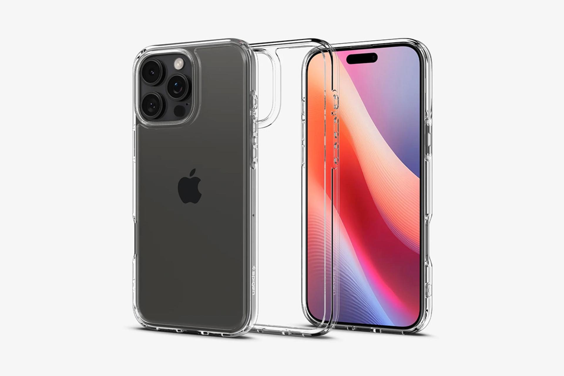قاب گوشی اسپیگن Spigen Ultra Hybrid Apple iPhone 16 Pro روی گوشی