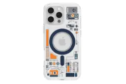 نمای پشت قاب گوشی اسپیگن مدل Ultra Hybrid MagFit Analogue مناسب اپل iPhone 16 Pro Max