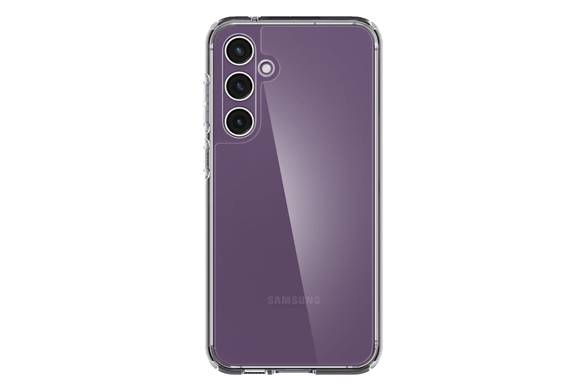 قاب گوشی اسپیگن Spigen Ultra Hybrid Samsung Galaxy S23 FE نمای پشت روی گوشی
