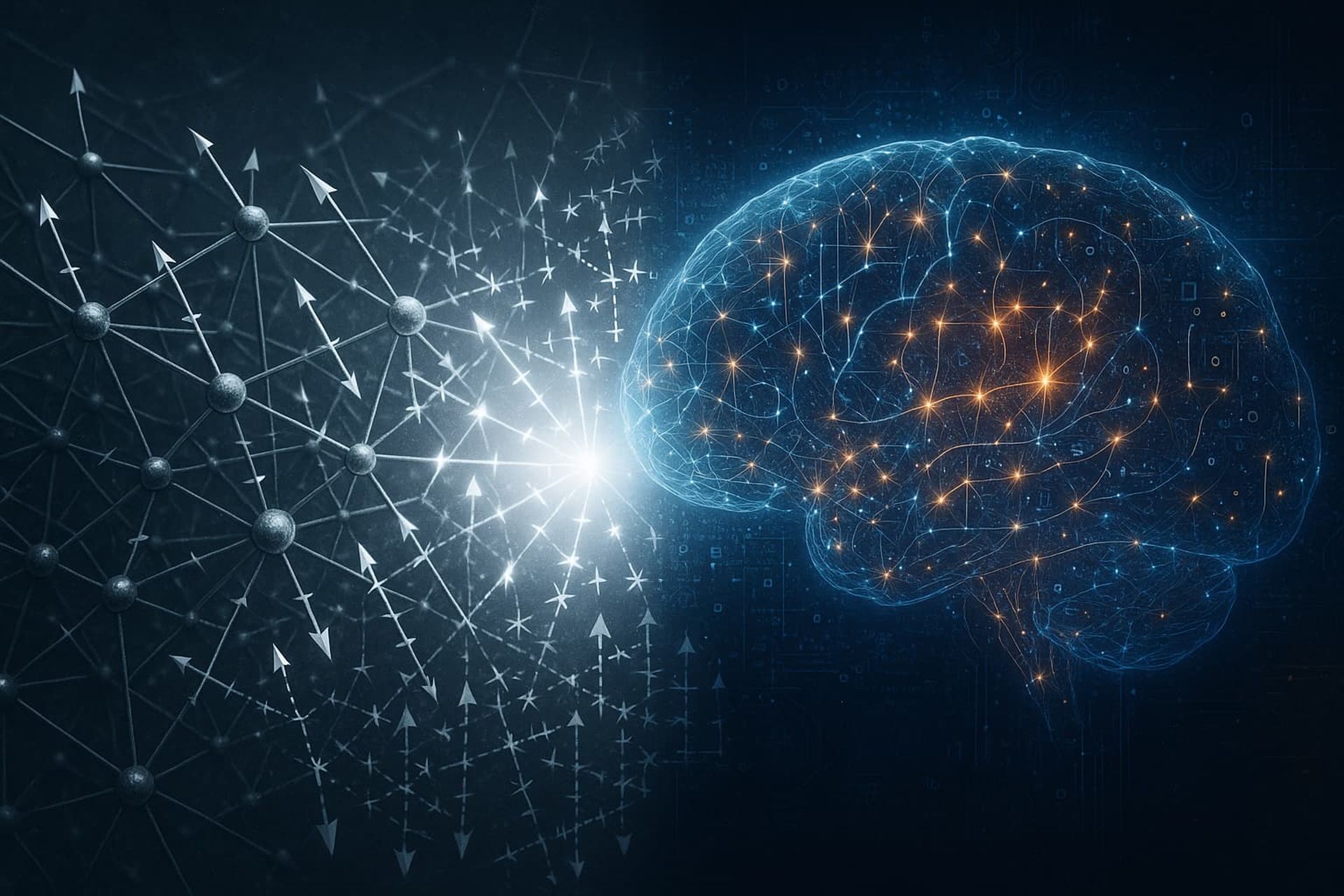 طرح انتزاعی هوش مصنوعی از اسپین‌گلس