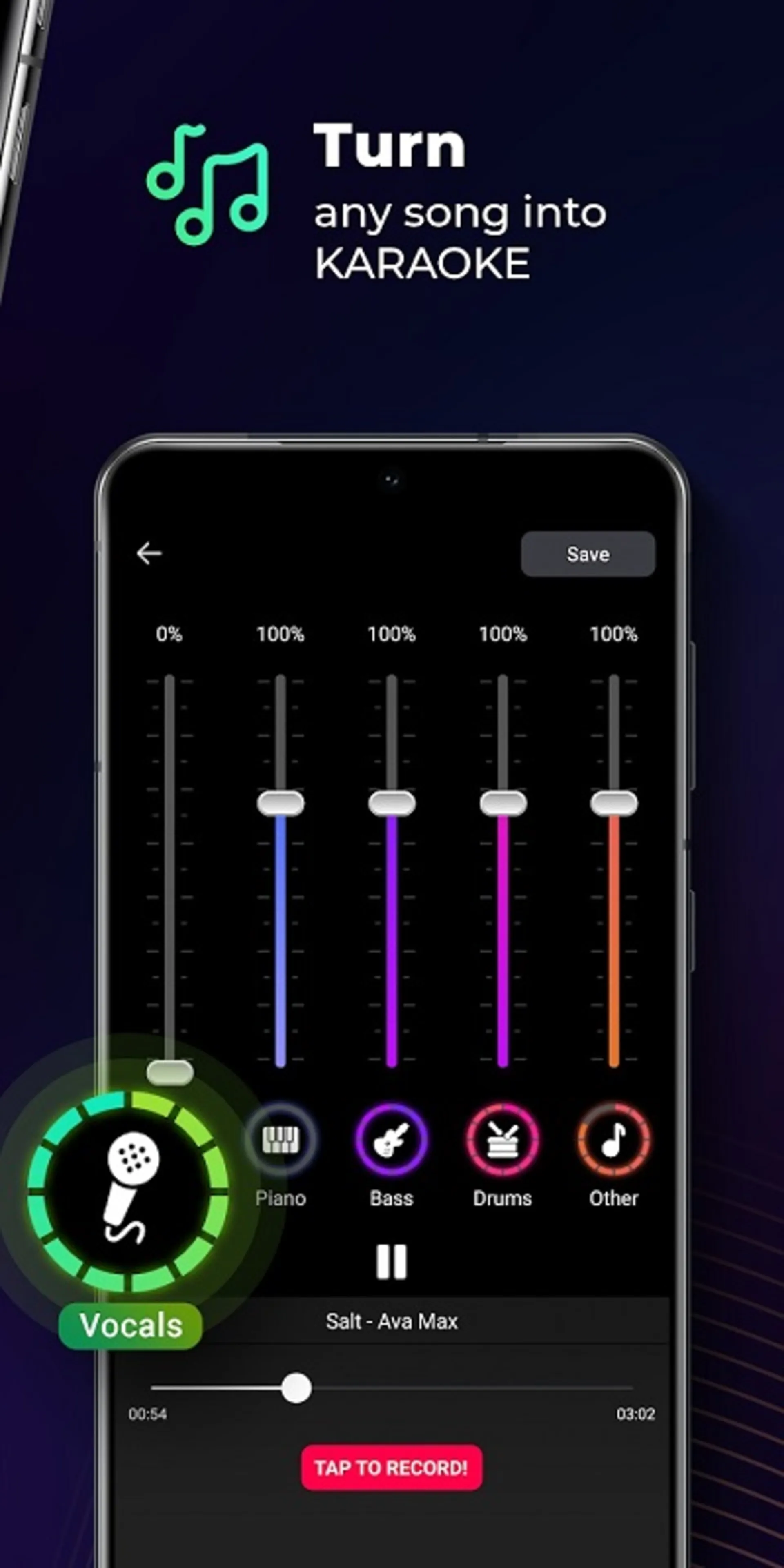  اپلیکیشن SplitHit برای حذف صدای خواننده از موزیک