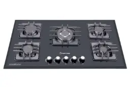 نمای جلوی اجاق گاز صفحه ای اسپرتج G501 رنگ مشکی