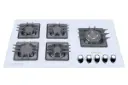 نمای جلوی اجاق گاز صفحه ای اسپرتج G502W رنگ سفید