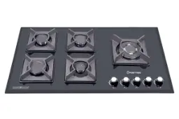 نمای جلوی اجاق گاز صفحه ای اسپرتج G505 رنگ مشکی