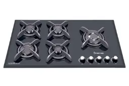 نمای جلوی اجاق گاز صفحه ای اسپرتج G517 رنگ مشکی
