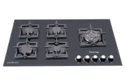 نمای جلوی اجاق گاز صفحه ای اسپرتج G520 رنگ مشکی