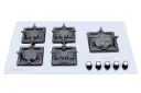 نمای جلوی اجاق گاز صفحه ای اسپرتج G520W رنگ سفید