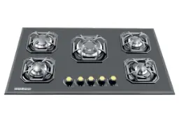 نمای جلوی اجاق گاز صفحه ای اسپرتج G533 رنگ مشکی