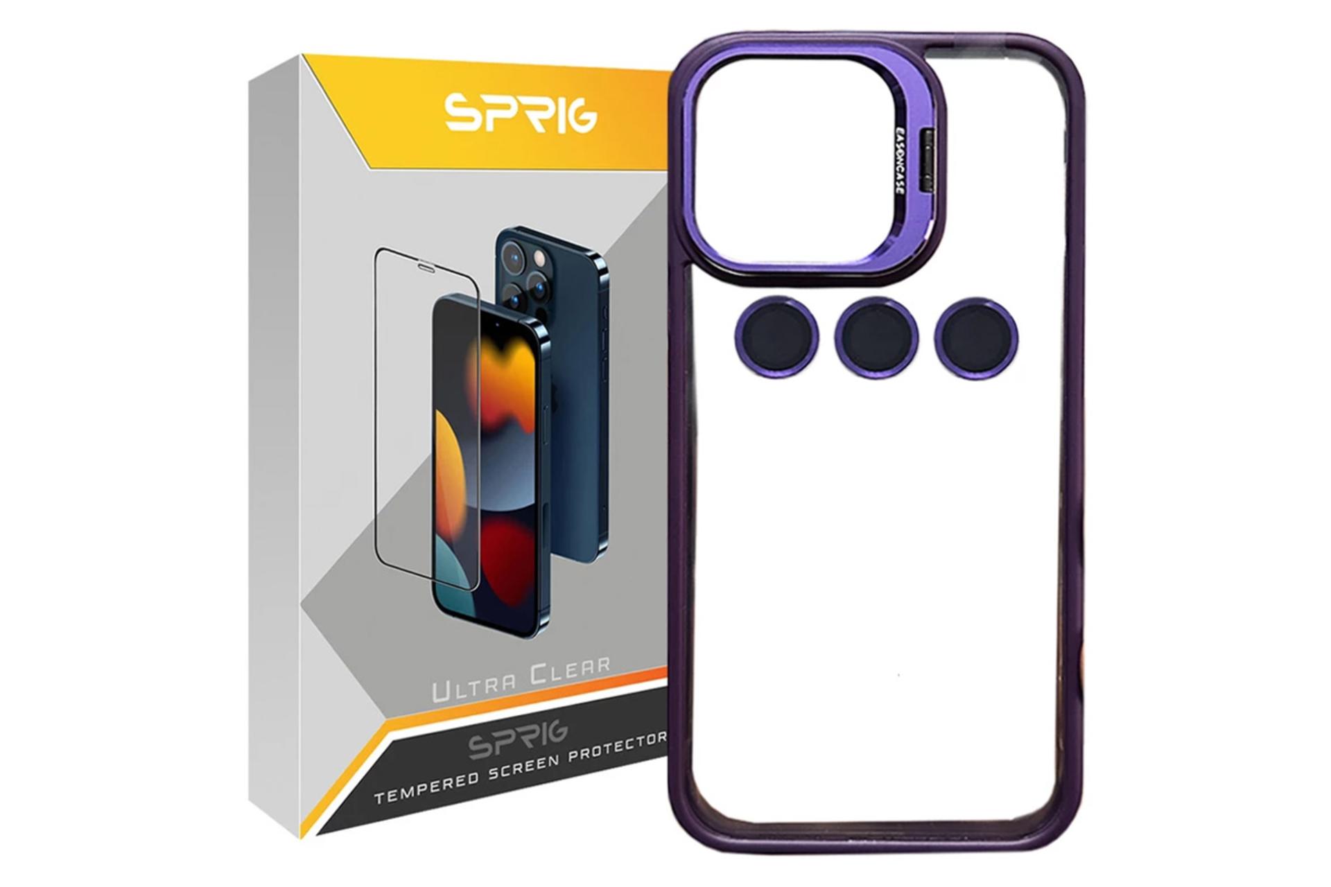 جعبه قاب گوشی اسپریگ مدل STN-LNS مناسب اپل iPhone 13 Pro Max