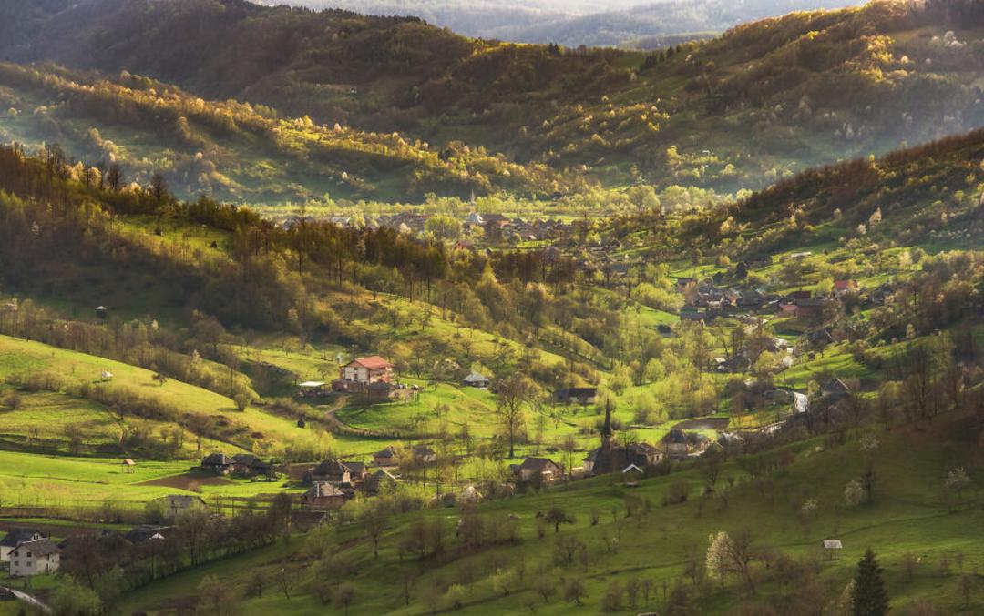 طبیعت رومانی در بهار