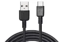 کانکتور و اتصال کابل شارژ USB اسکویید Type-A به Type-C مدل SC8122 با طول 1 متر