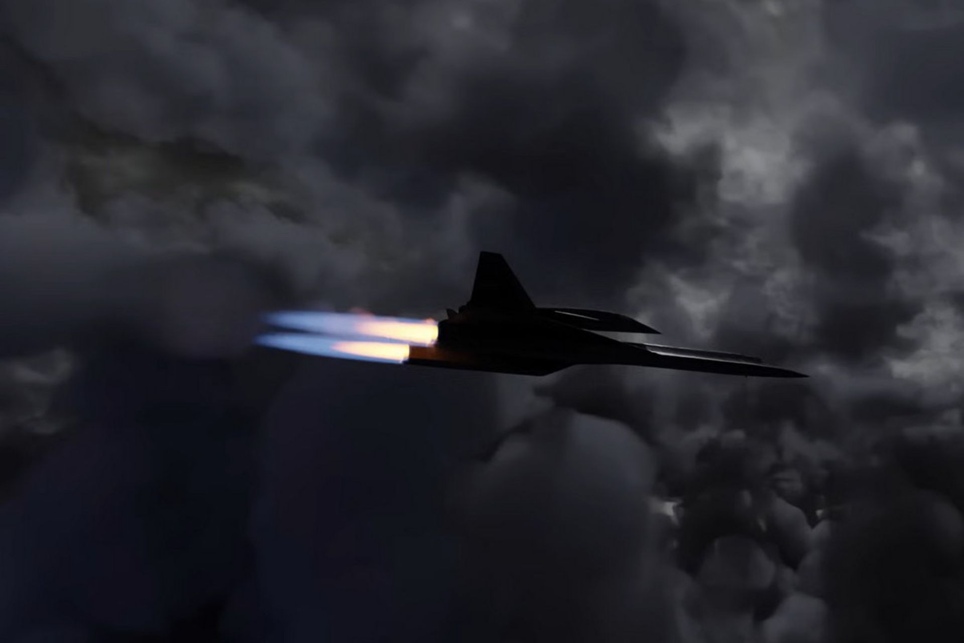 پرواز شبیه‌سازی‌شده هواپیمای SR-75 Penetrator