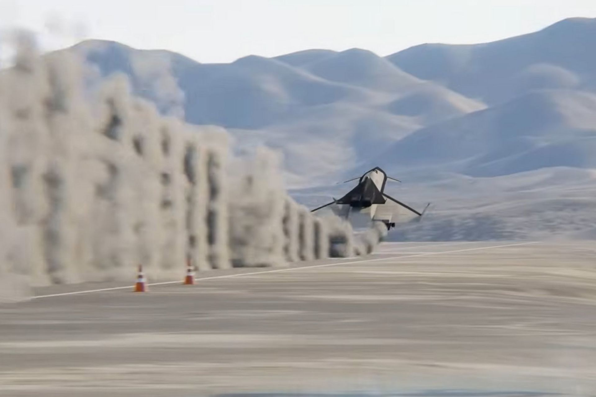 شبیه‌سازی تیک‌آف SR-71