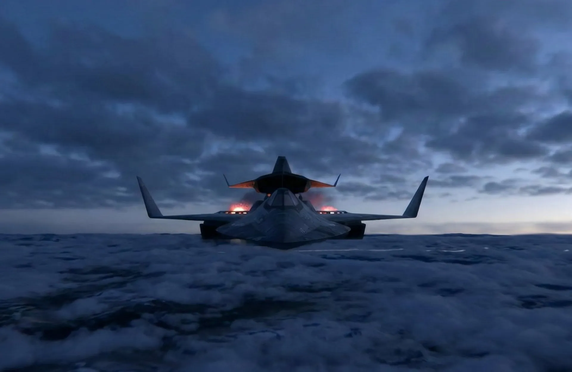 شبیه‌سازی گرافیکی دو هواپیمای SR-75 و SR-74