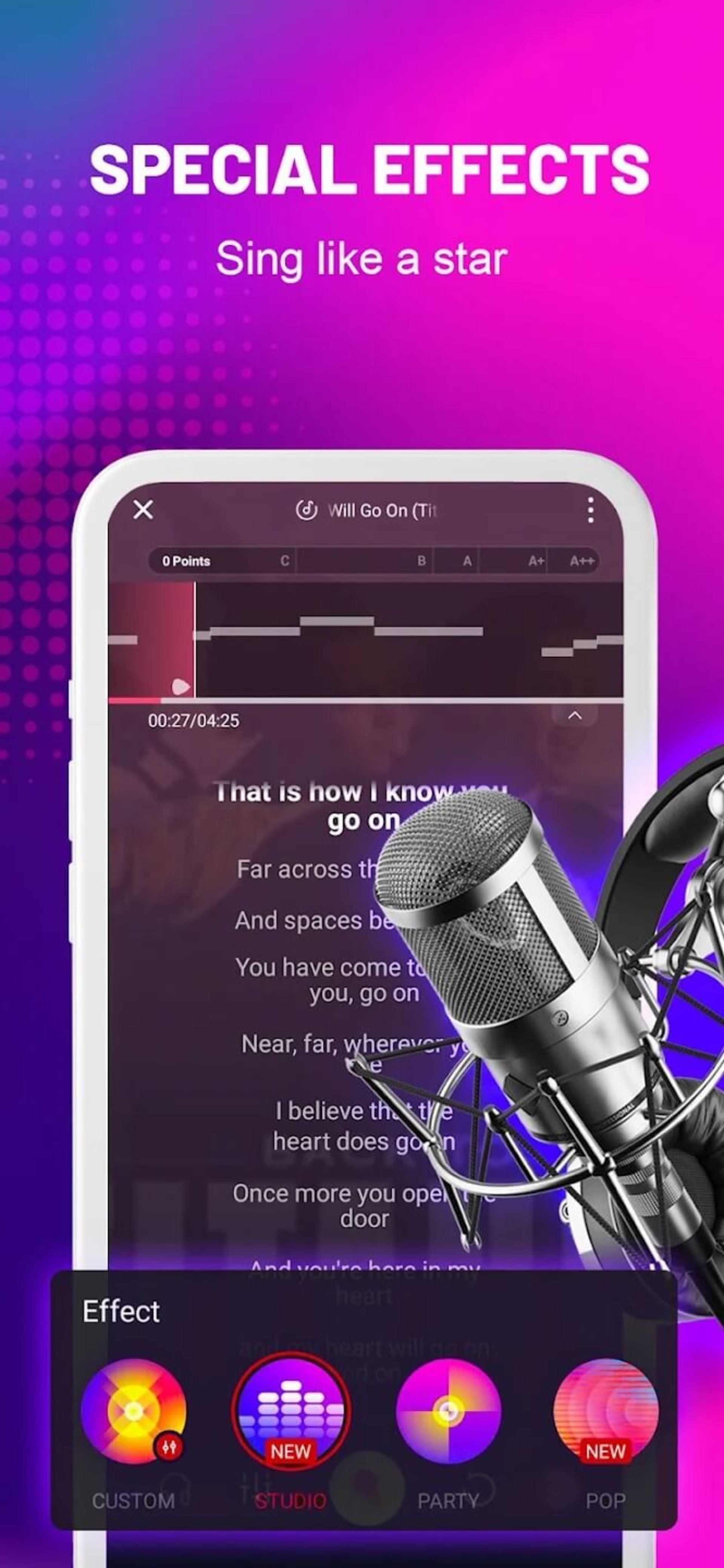 افکت های خاص در StarMaker