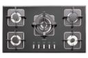 نمای بالای اجاق گاز صفحه ای استیل البرز G-5910 رنگ مشکی