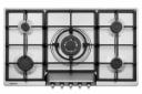 نمای بالای اجاق گاز صفحه ای استیل البرز S-5957