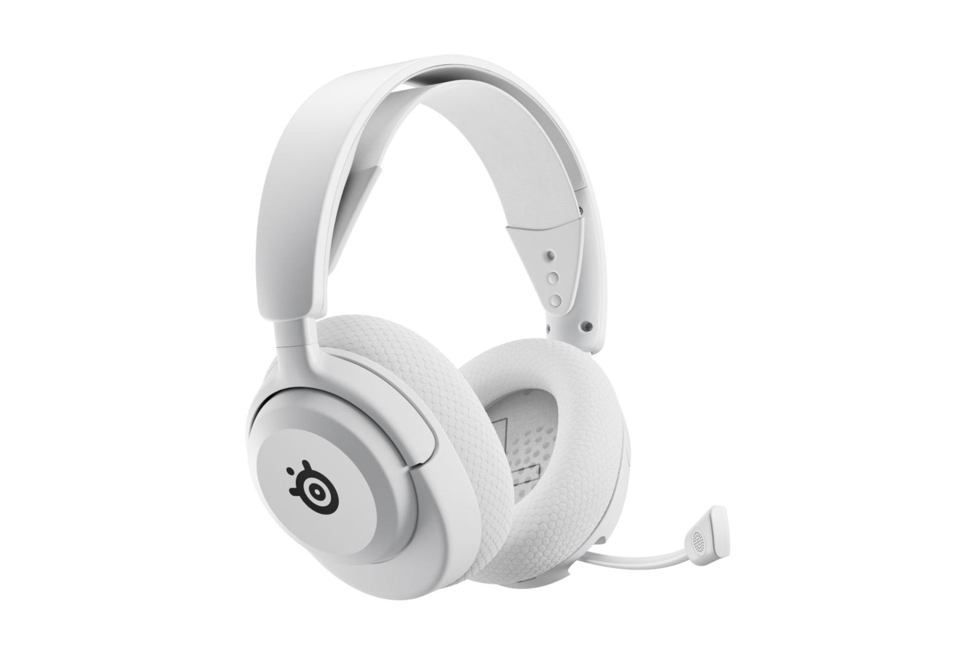 هدفون استیل سریز Arctis Nova 5 Wireless رنگ سفید