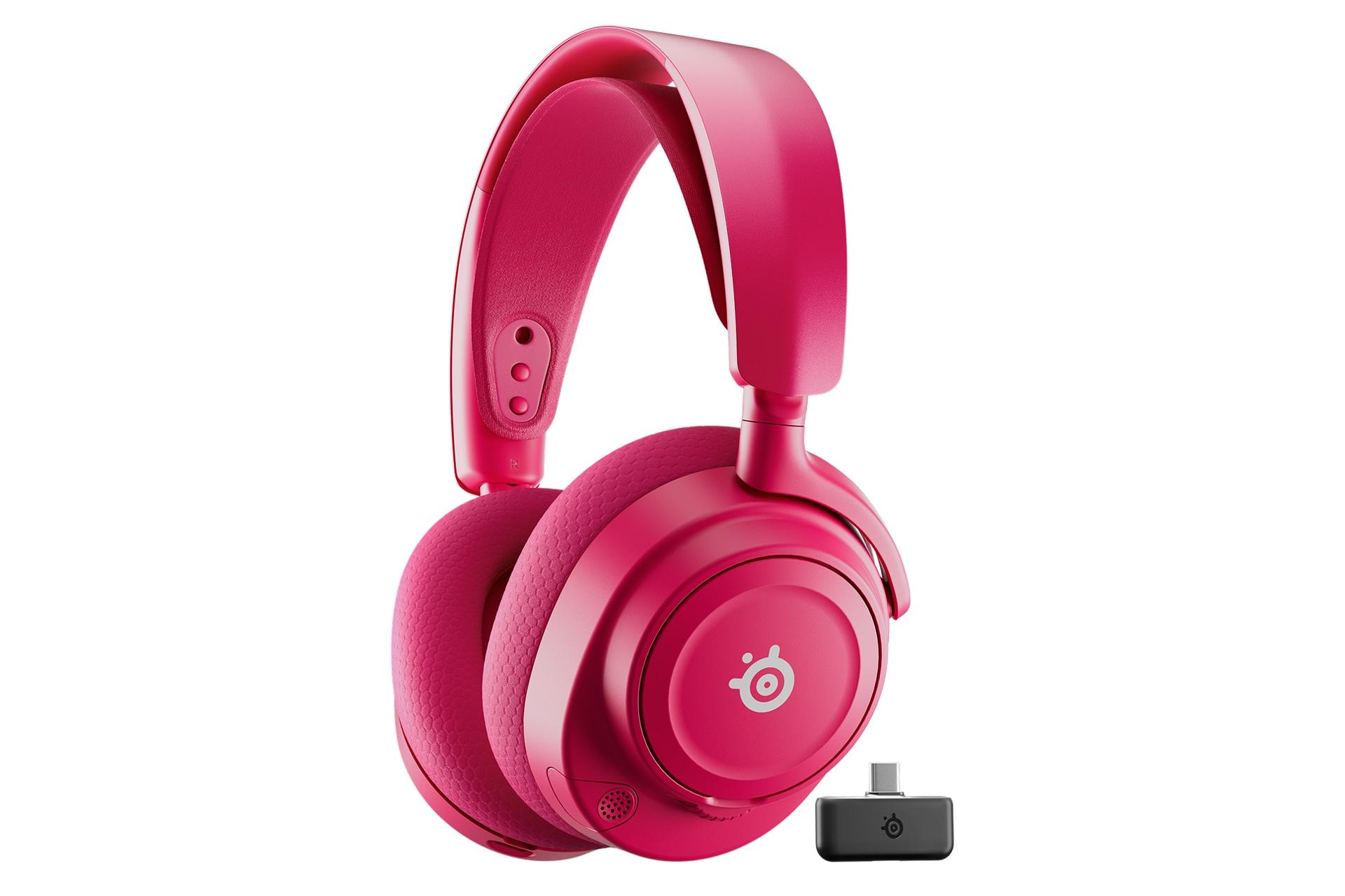 هدست گیمینگ استیل سریز SteelSeries Arctis Nova 7 Gen 2 Wireless قرمز