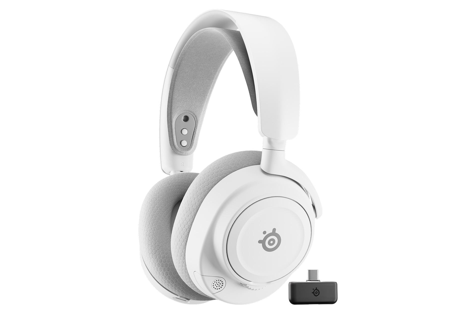 هدست گیمینگ استیل سریز SteelSeries Arctis Nova 7 Gen 2 Wireless سفید