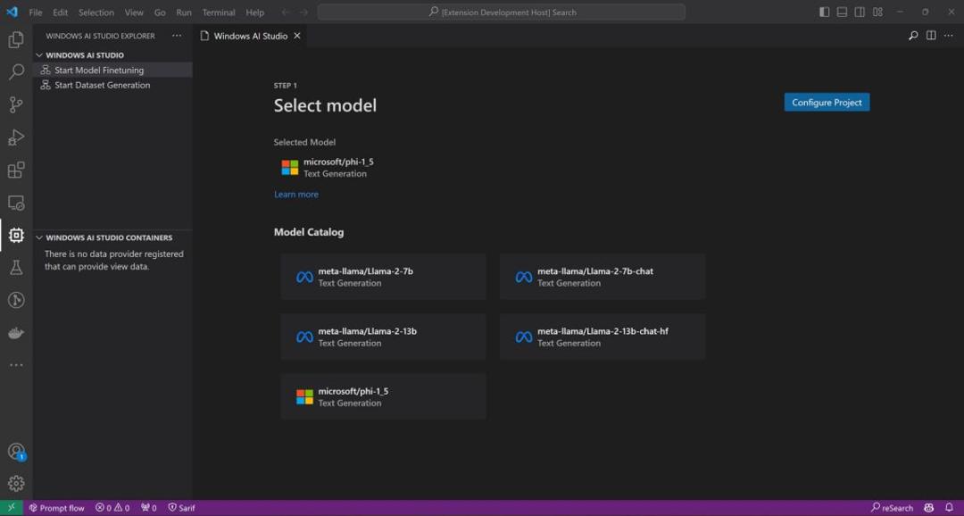  Windows AI Studio
