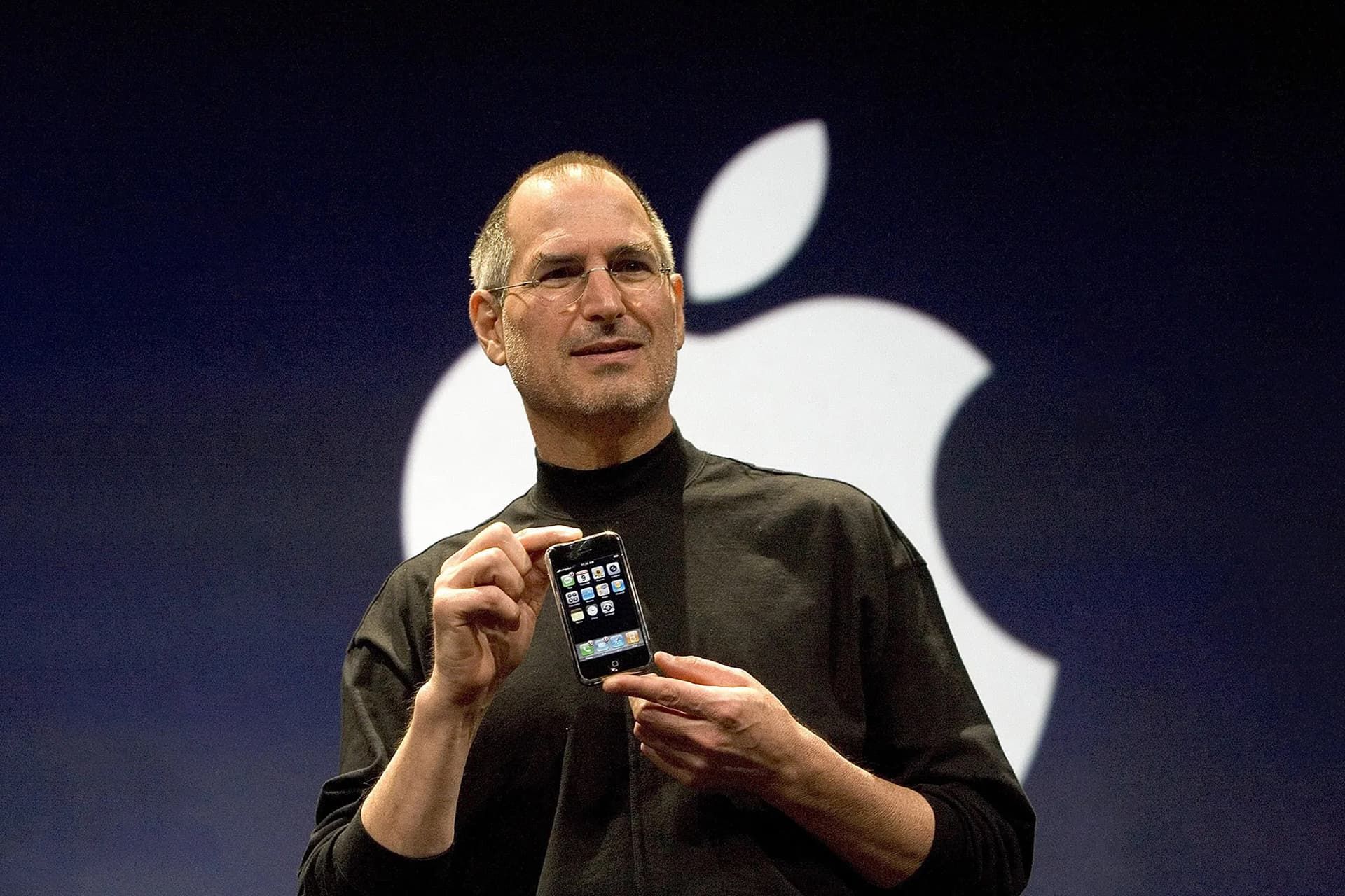 A view of the introduction of the iPhone 3GS by Steve Jobs