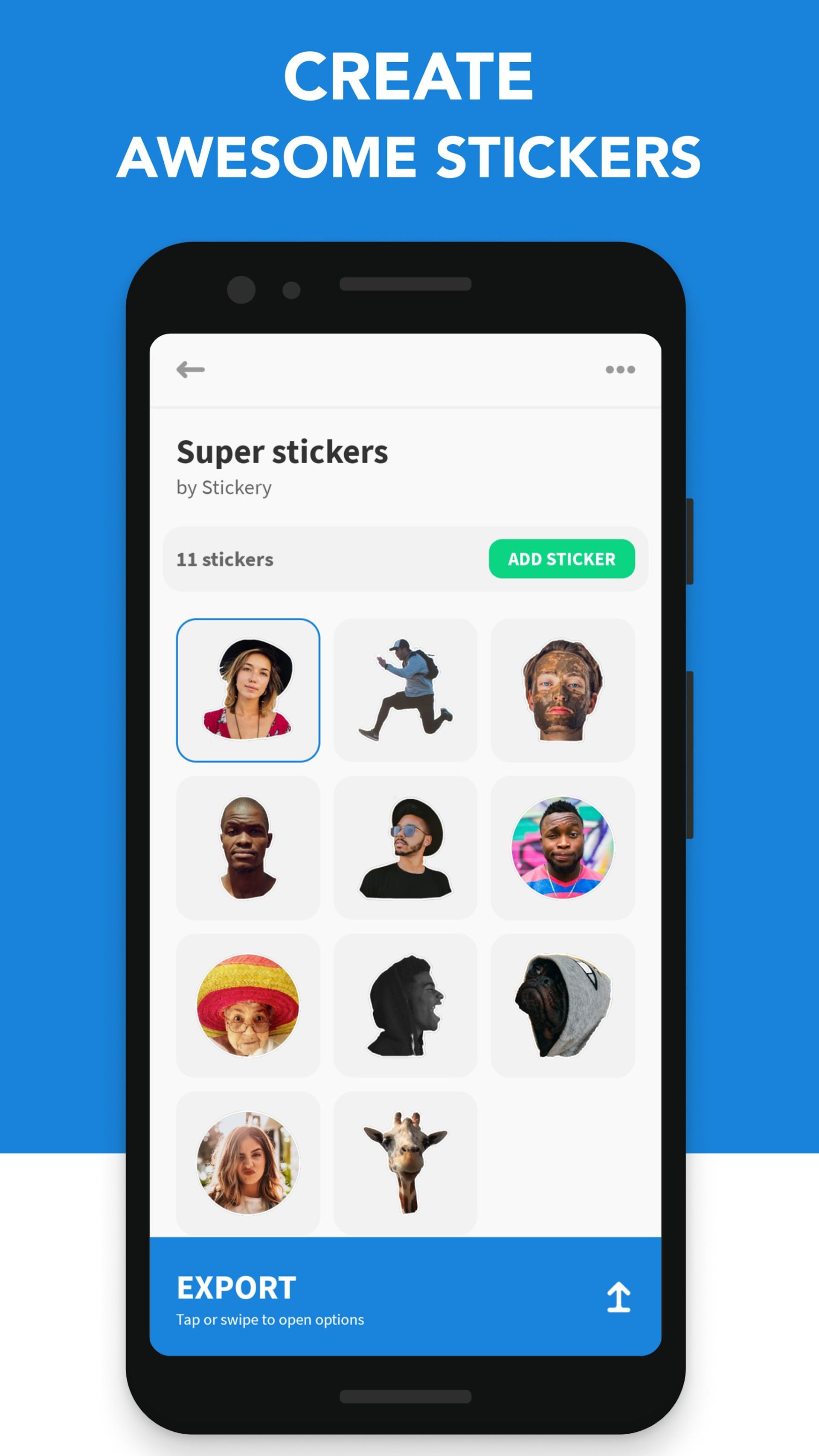 اپلیکیشن Stickery ساخت استیکر تلگرام در اندروید