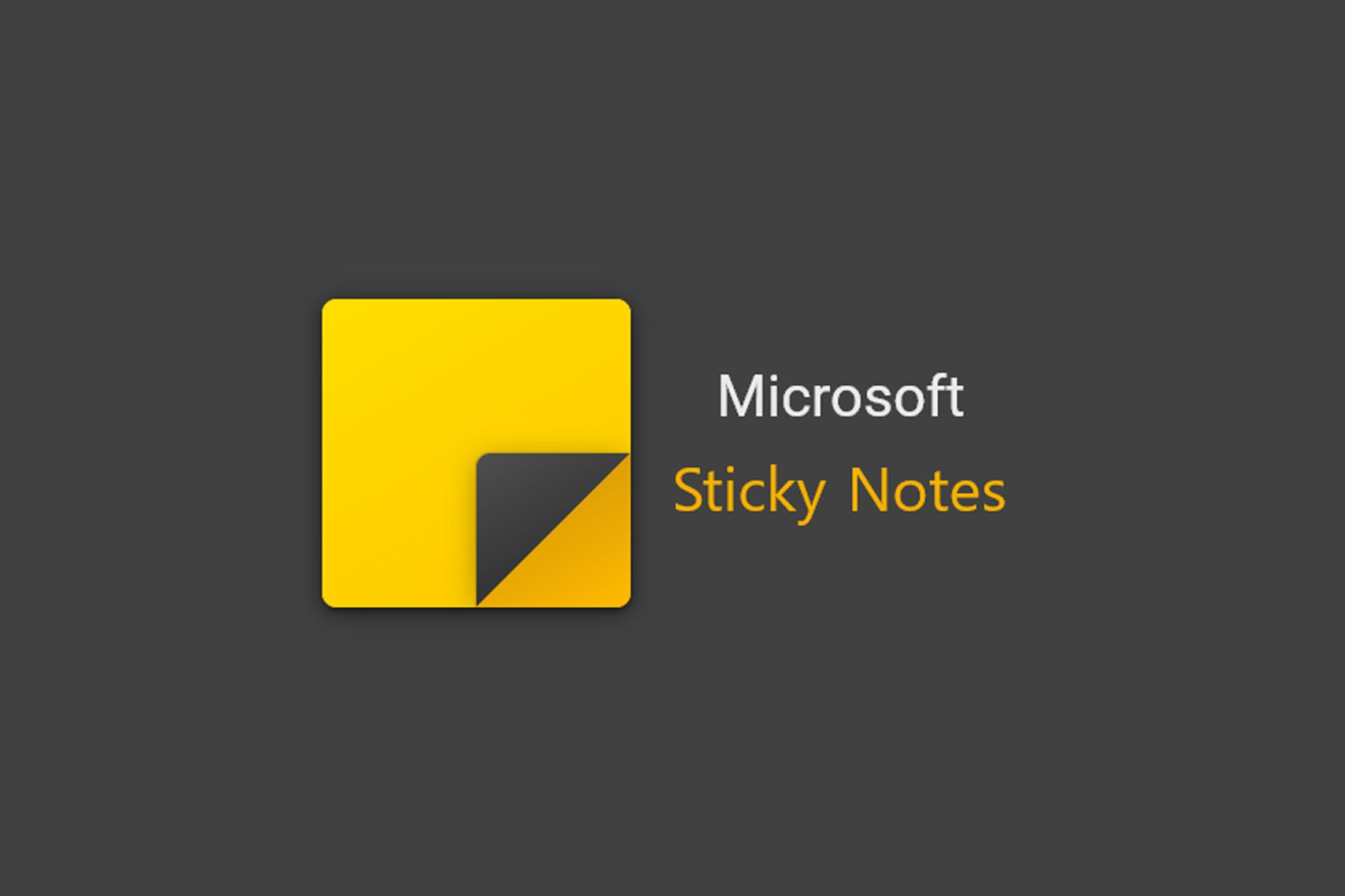 لوگوی برنامه‌ی مایکروسافت استیکی نوتز ویندوز - microsoft sticky notes