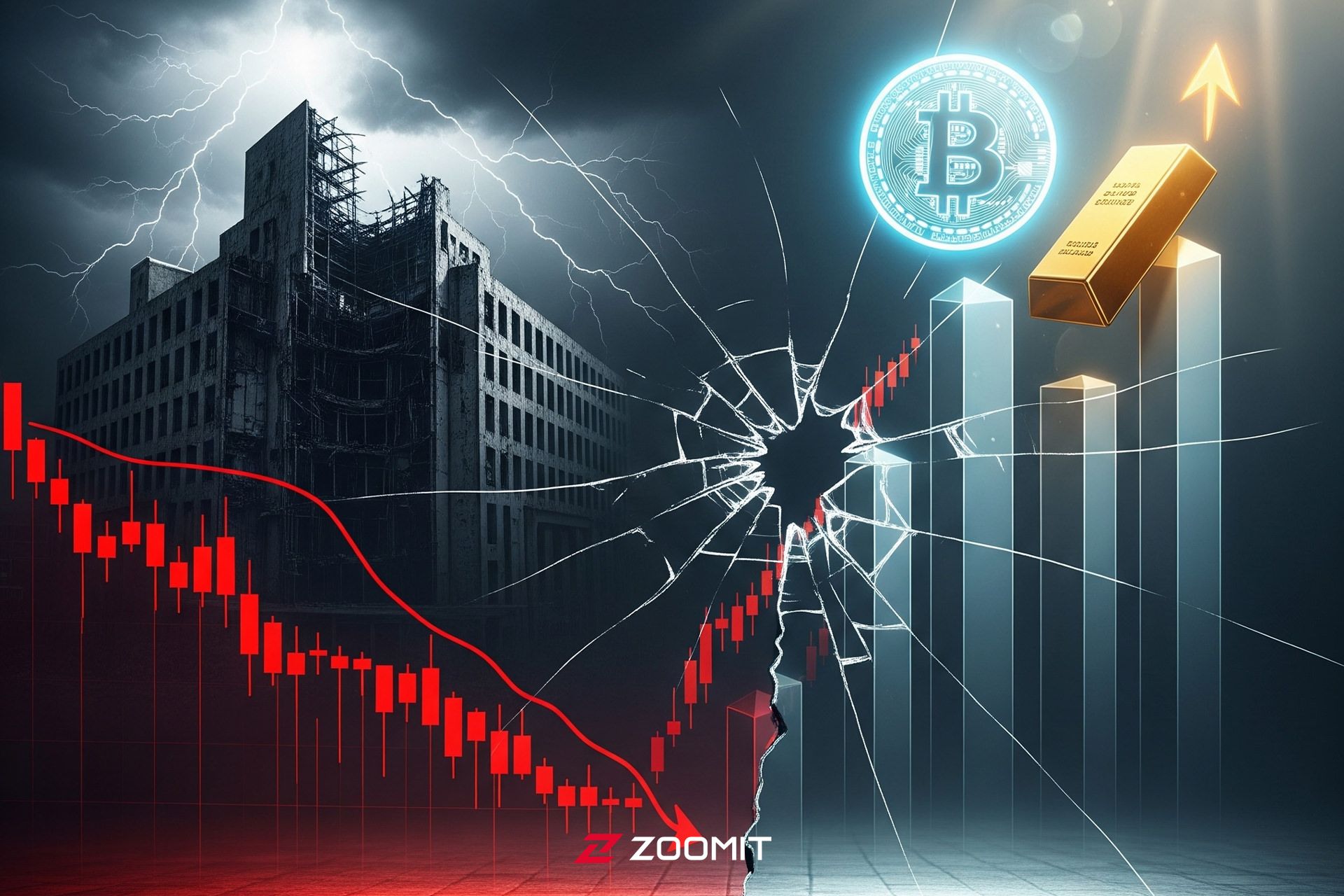 سقوط بازار بورس و رشد بازار کریپتو