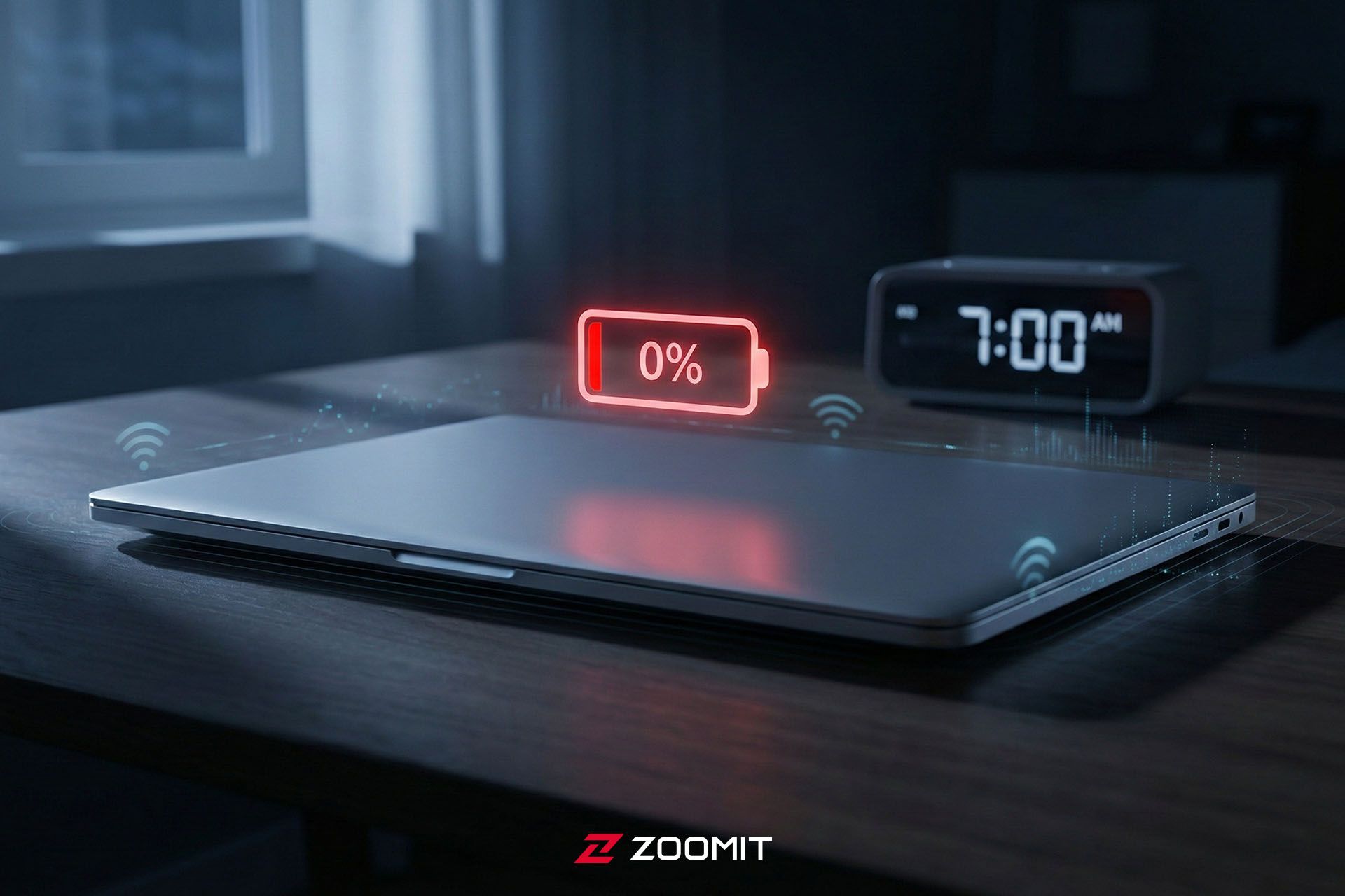 تخلیه باتری لپ‌تاپ در حالت خواب