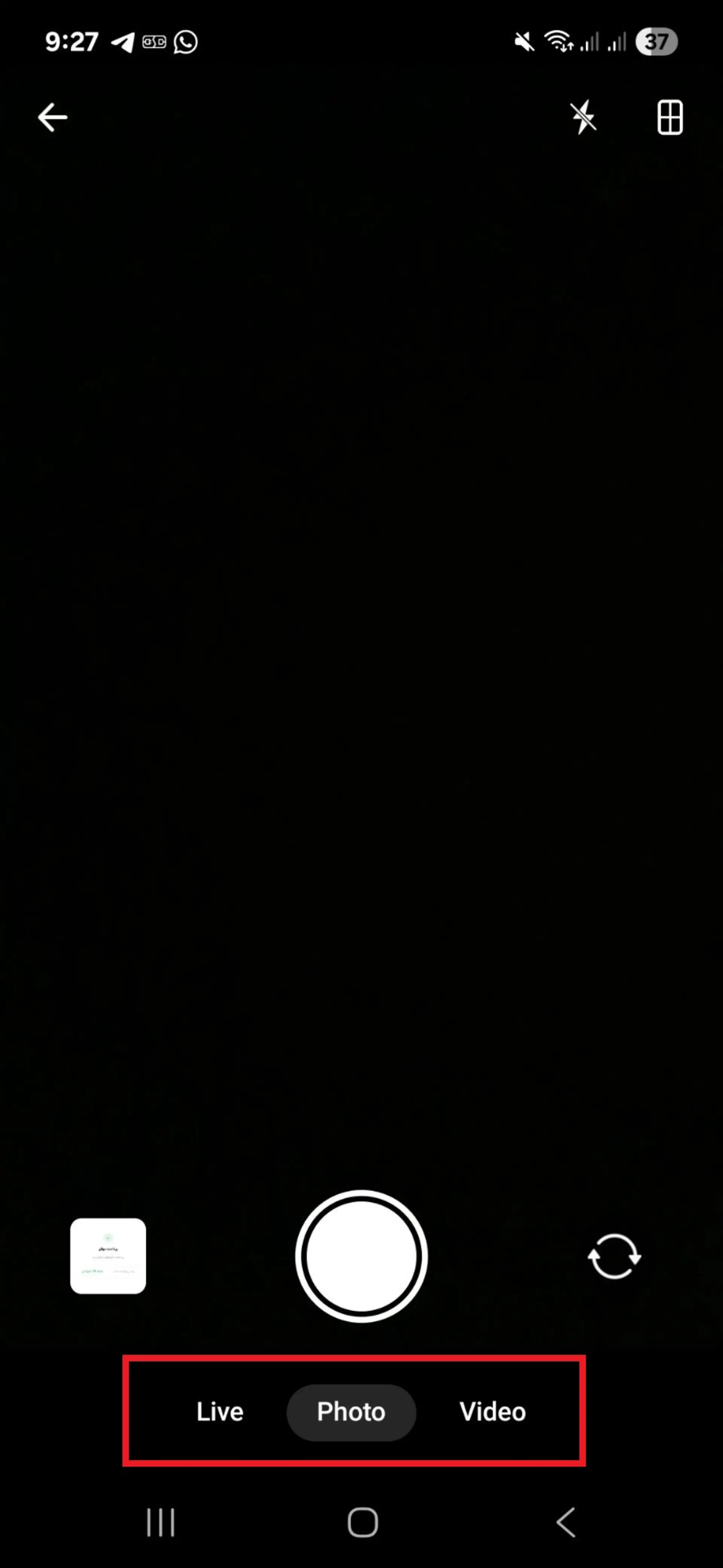 افزودن فیلم و عکس به استوری تلگرام