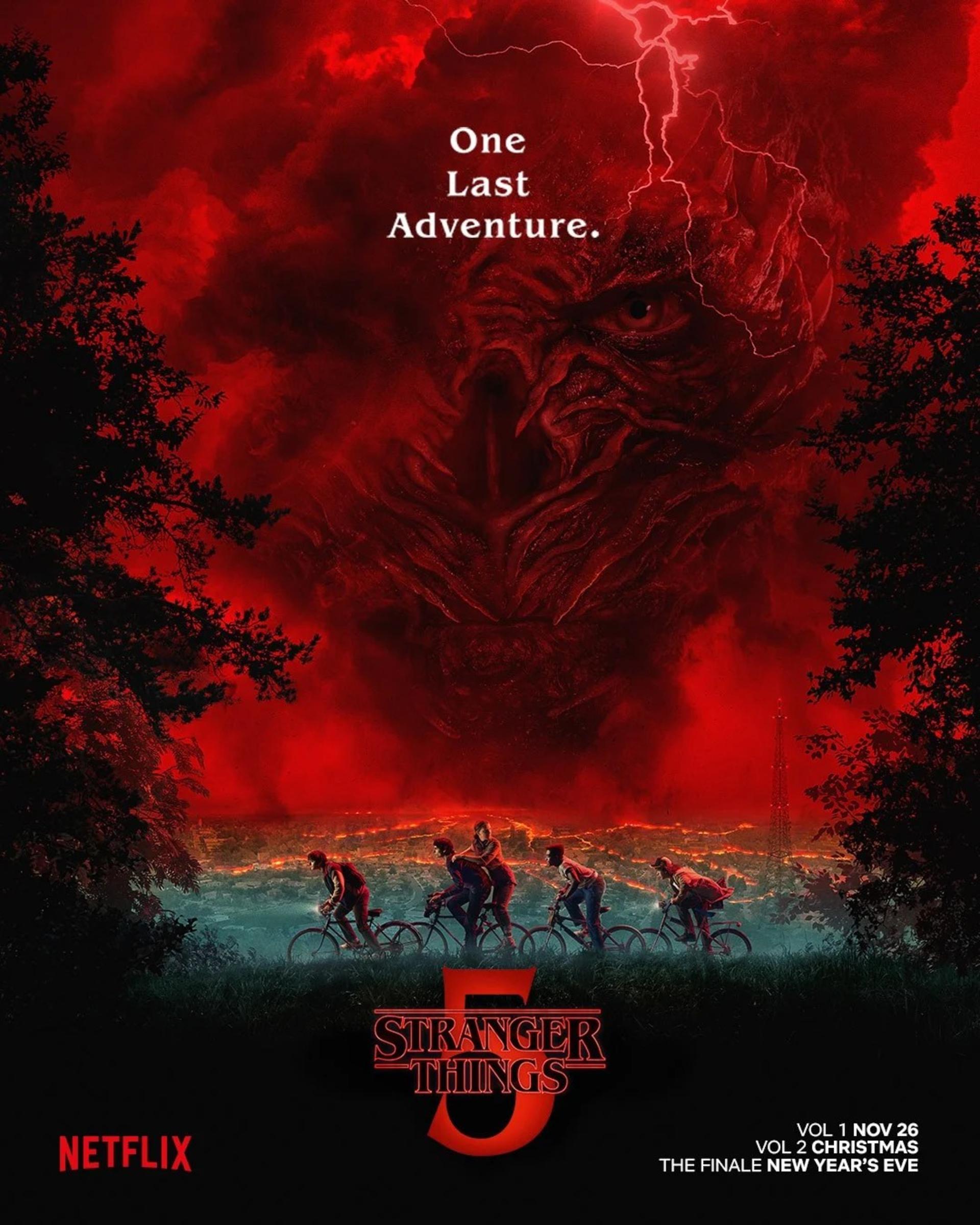 پوستر فصل پنجم Stranger Things