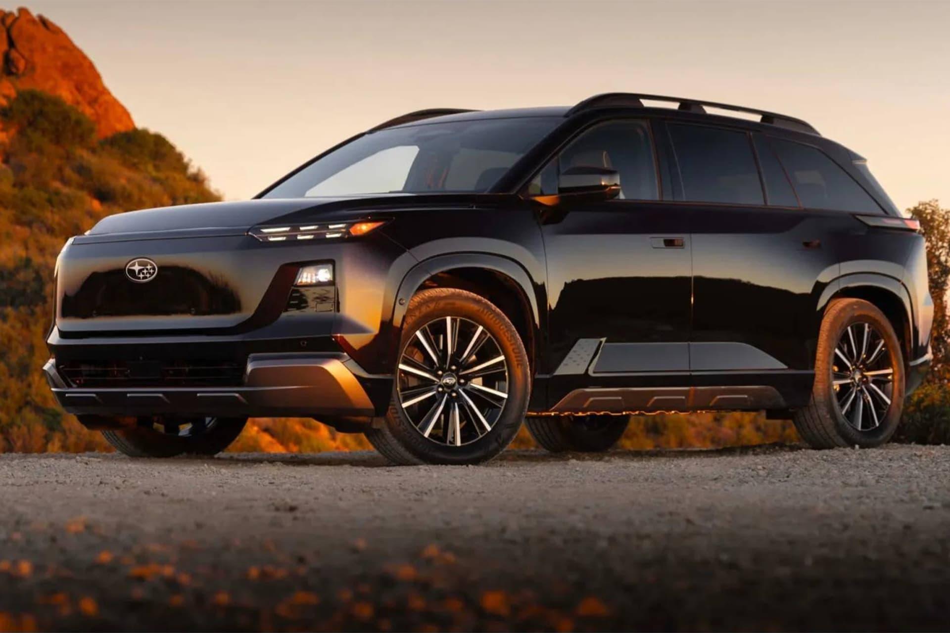 نمای سه‌چهارم جلو خودرو سوبارو گت‌وی