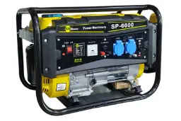 موتور برق سان پاور SUN Power SP-6000 نمای جلو و چپ