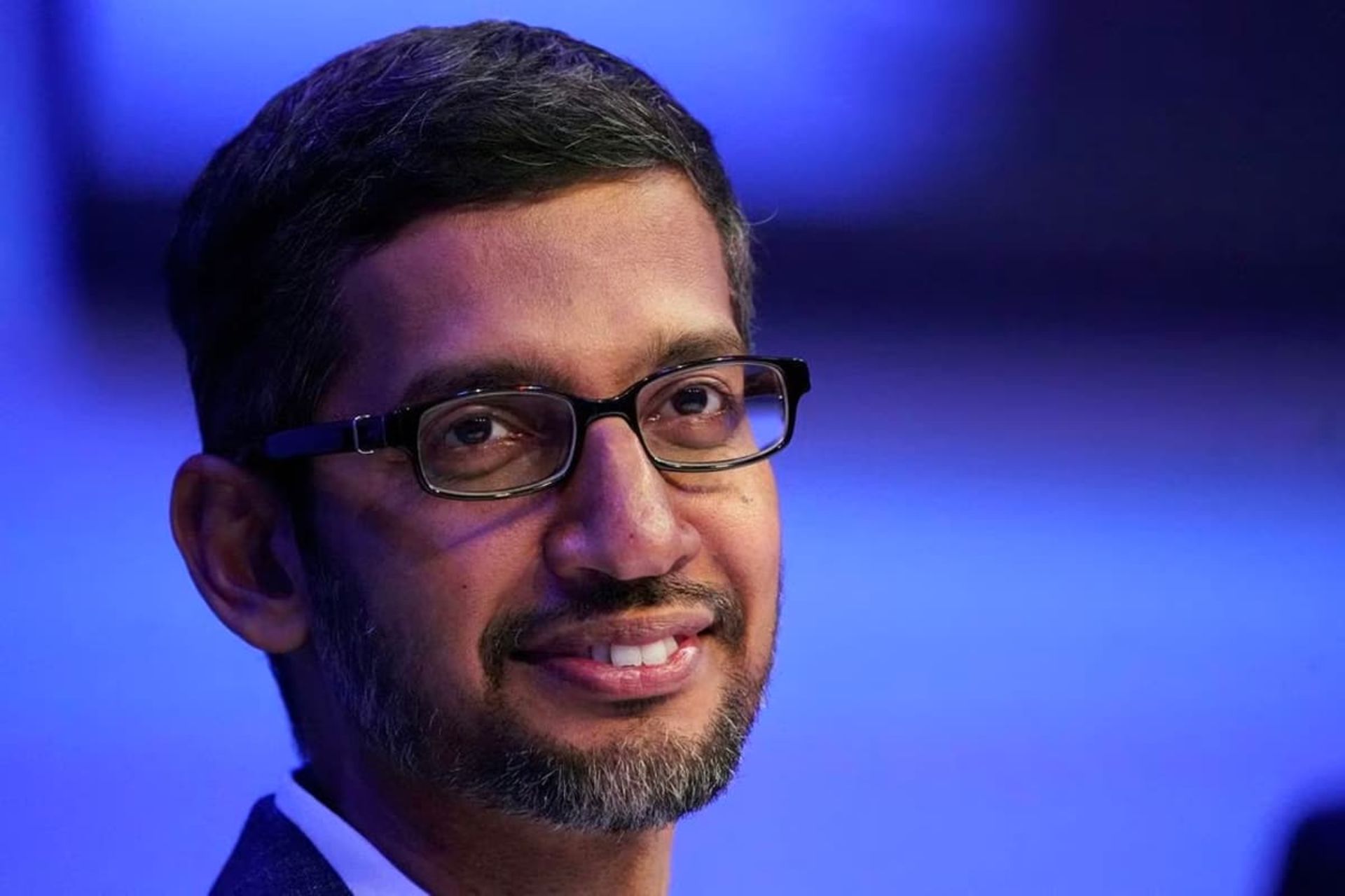 لبخند سوندار پیچای / Sundar Pichai مدیرعامل گوگل