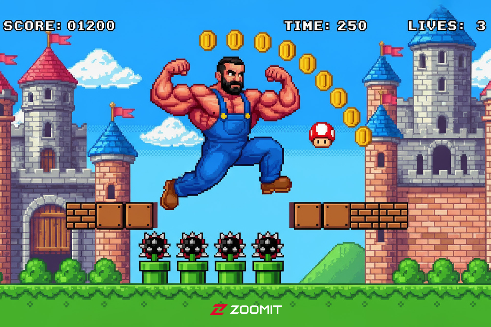 با این پرامپت هوش مصنوعی، تصویری از خود در دنیای سوپر ماریو بسازید