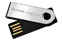 نمای کناری فلش مموری سوپر تلنت Super Talent PICO A 16GB USB 2.0