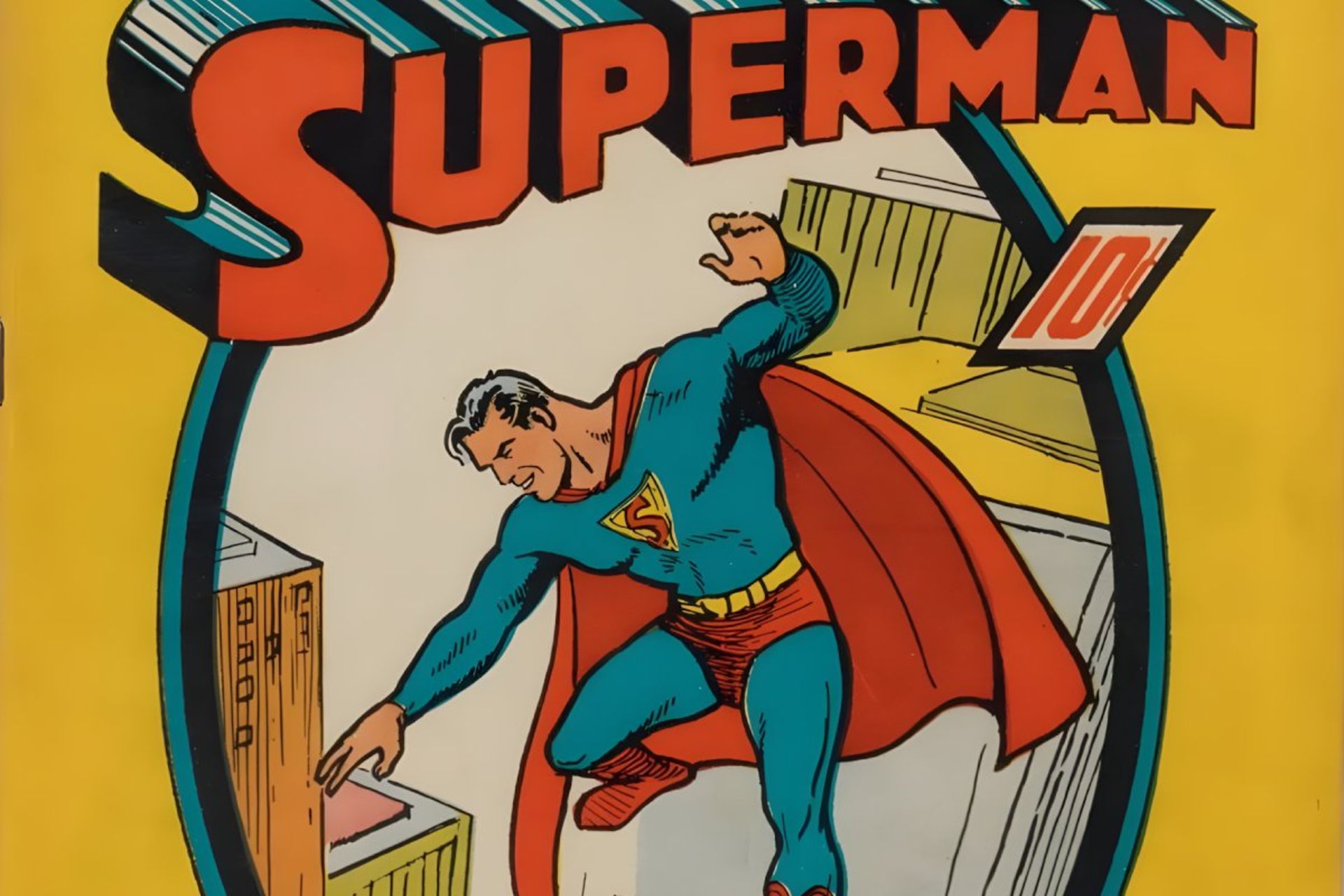 نسخه اول کمیک مصور سوپر من