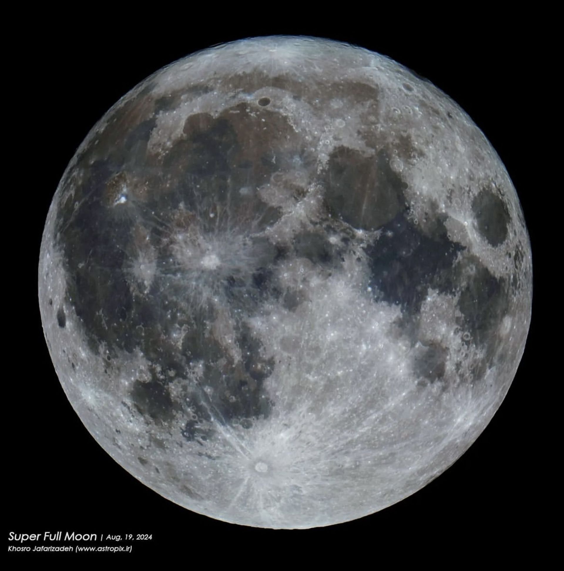 ابرماه آگوست ۲۰۲۴ - ماه آبی مرداد ۱۴۰۳