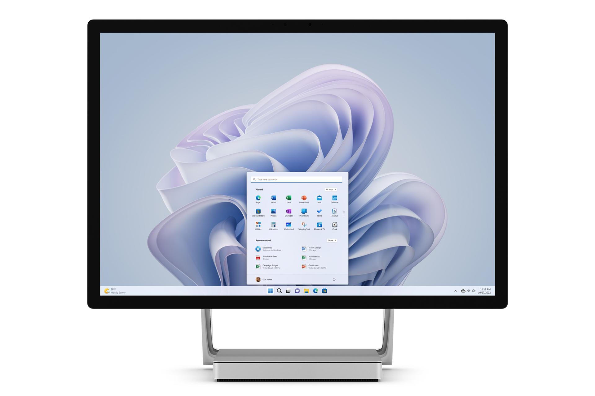 پنل جلوی کامپیوتر همه کاره مایکروسافت سرفیس استودیو 2 پلاس / Microsoft Surface Studio 2 Plus