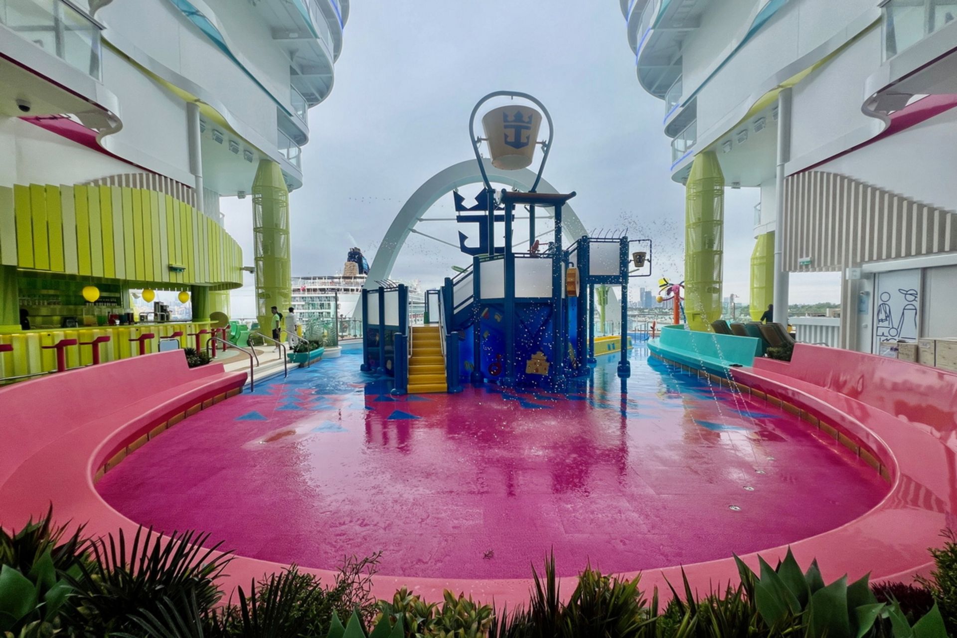 The Surfside area on Icon of the Seas is for families