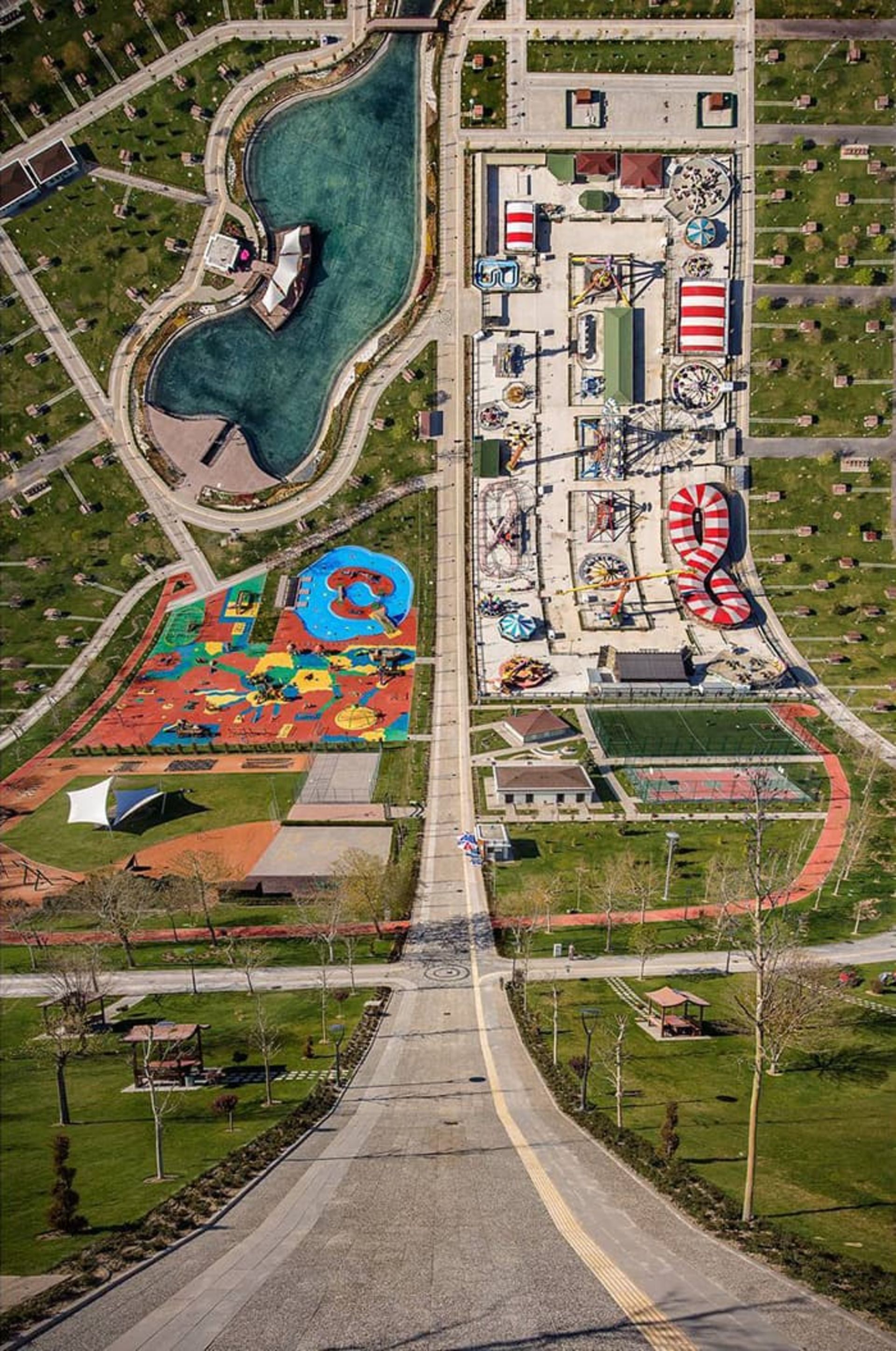 منظره سورئال شهری