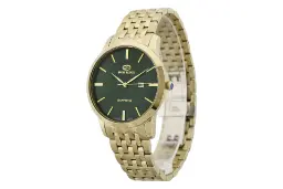 ساعت مچی مردانه سوئیس پرنس Swiss Prince 2001G-MEN-GOLD-GREEN