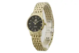 ساعت مچی زنانه سوئیس پرنس Swiss Prince 2001G-WOMEN-BLACK-GOLD