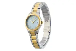 ساعت مچی زنانه سوئیس پرنس Swiss Prince 2002G-WOMEN-BLUE-GOLD
