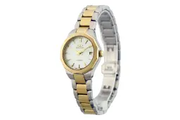 ساعت مچی زنانه سوئیس پرنس Swiss Prince 2002G-WOMEN-SHELLYWHITE-GOLD