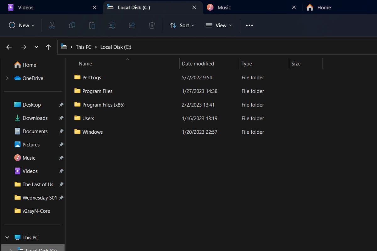 Tabs in File Explorer Windows 11