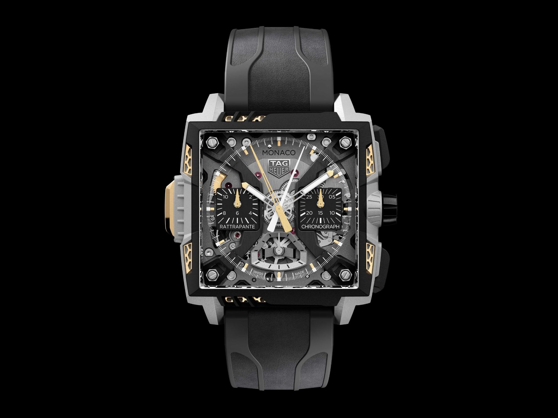 نمای جلو ساعت تگ هویر Monaco